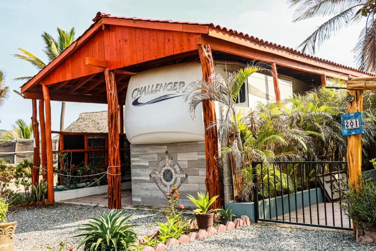 Bungalows Laguna Del Tule San Patricio Melaque Buitenkant foto
