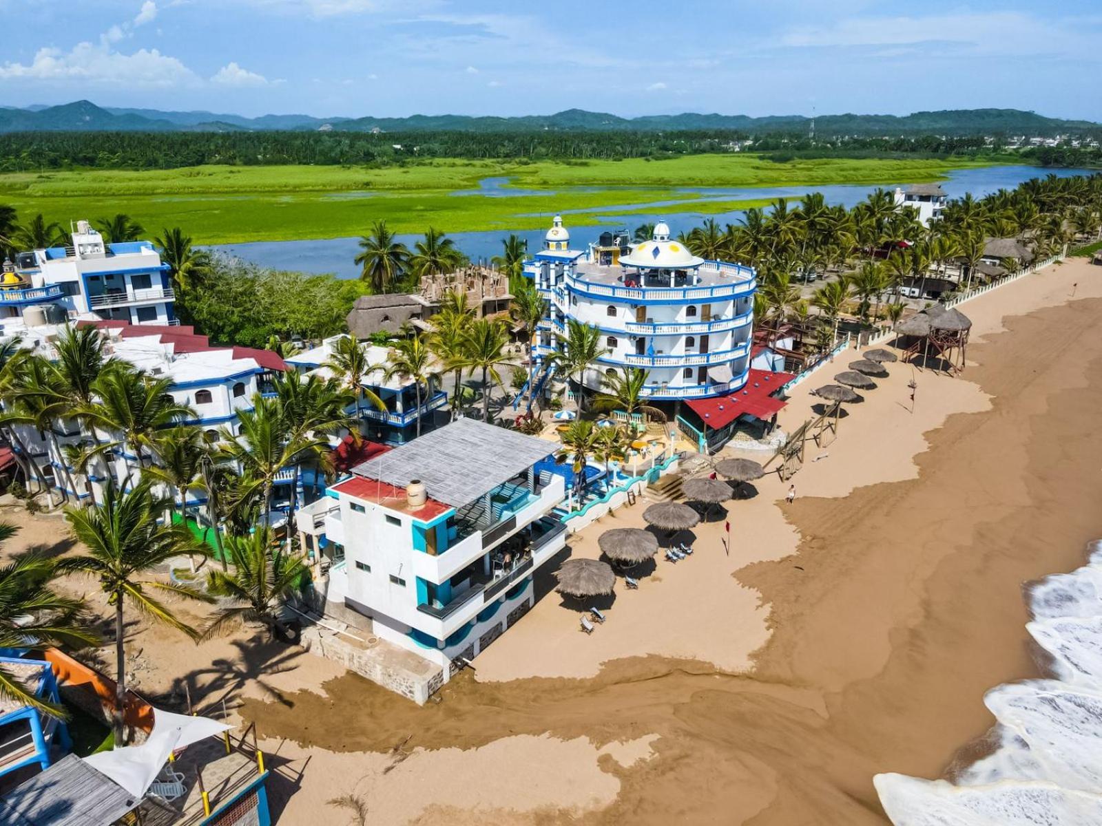 Bungalows Laguna Del Tule San Patricio Melaque Buitenkant foto