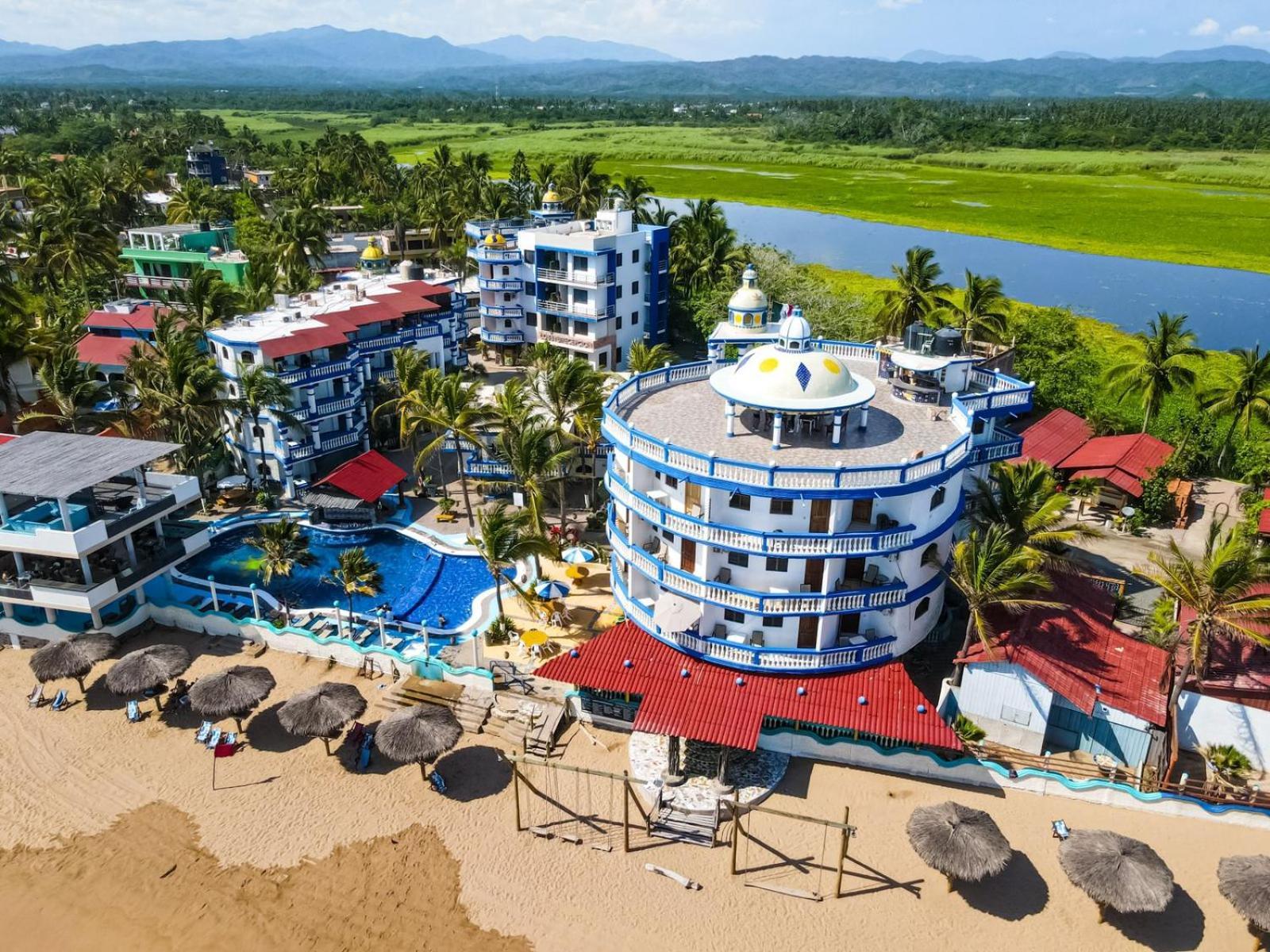 Bungalows Laguna Del Tule San Patricio Melaque Buitenkant foto